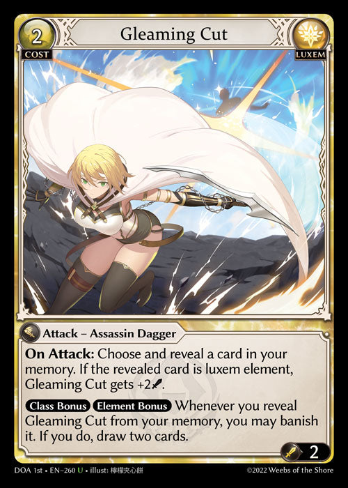 GA TCG - DOA 1st-EN-260: Gleaming Cut