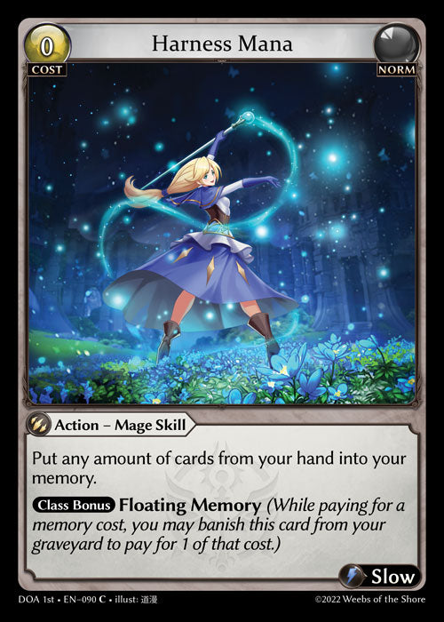 GA TCG - DOA 1st-EN-090: Harness Mana