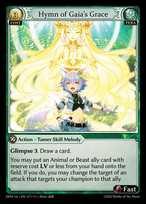 GA TCG - DOA 1st-EN-271: Hymn of Gaia's Grace