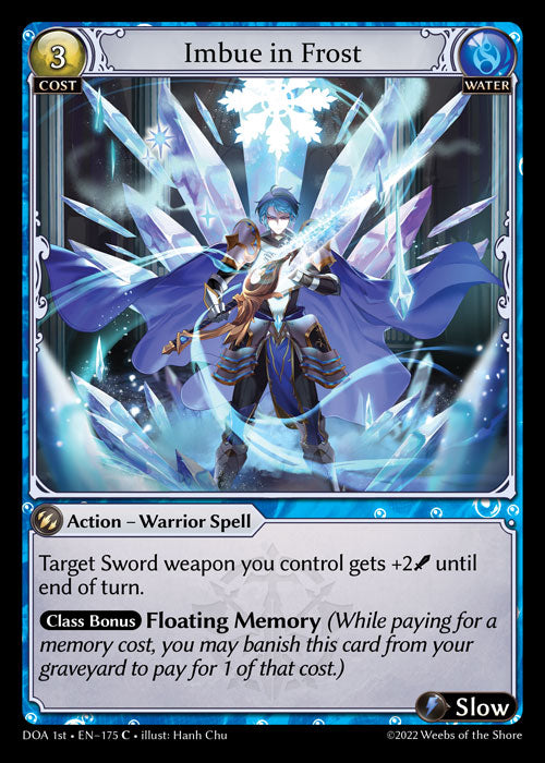 GA TCG - DOA 1st-EN-175: Imbue in Frost