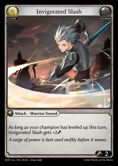 GA TCG - DOA 1st-EN-094: Invigorated Slash