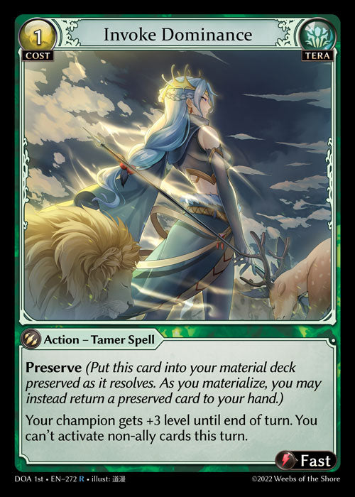 GA TCG - DOA 1st-EN-272: Invoke Dominance