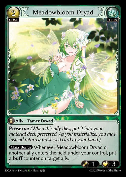 GA TCG - DOA 1st-EN-273: Meadowbloom Dryad