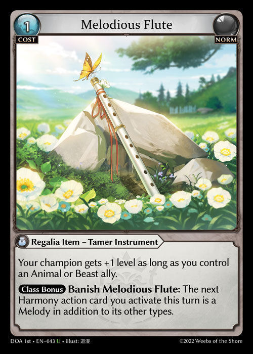 GA TCG - DOA 1st-EN-043: Melodious Flute