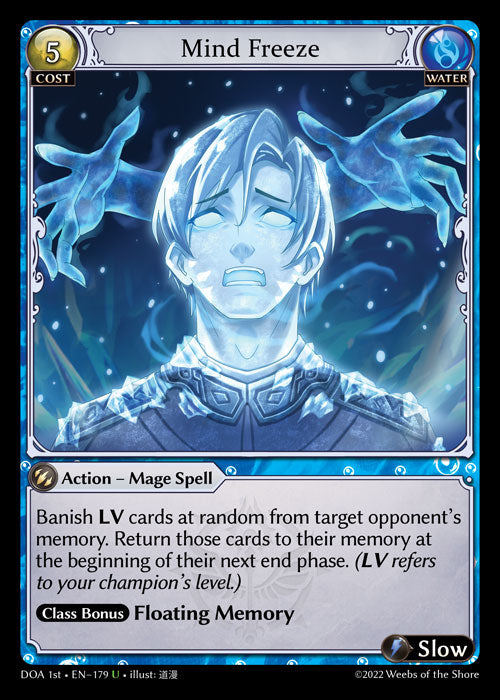 GA TCG - DOA 1st-EN-179: Mind Freeze