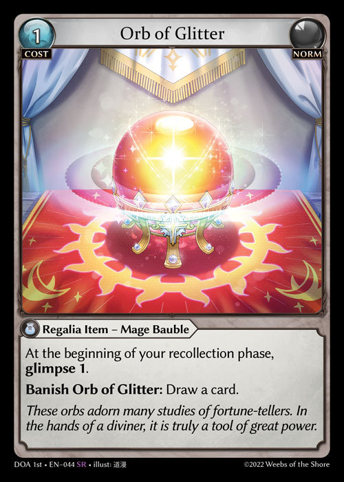 GA TCG - DOA 1st-EN-044: Orb of Glitter