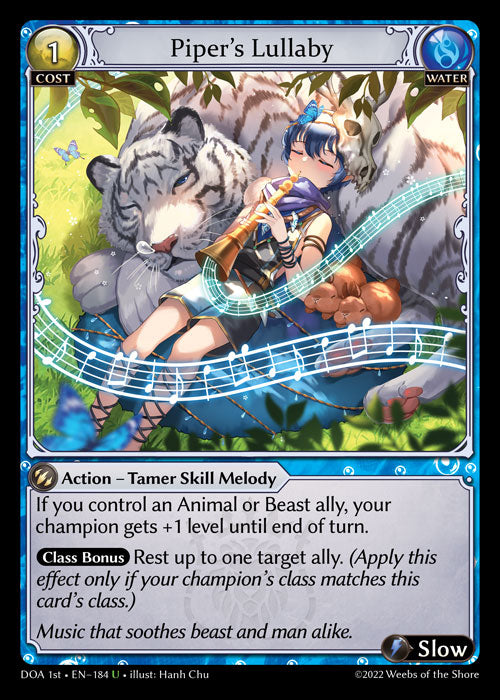 GA TCG - DOA 1st-EN-184: Piper's Lullaby