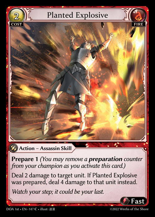 GA TCG - DOA 1st-EN-147: Planted Explosive