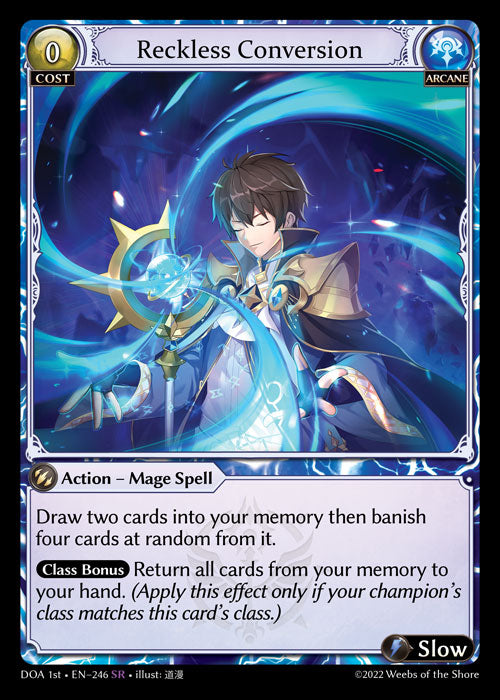 GA TCG - DOA 1st-EN-246: Reckless Conversion