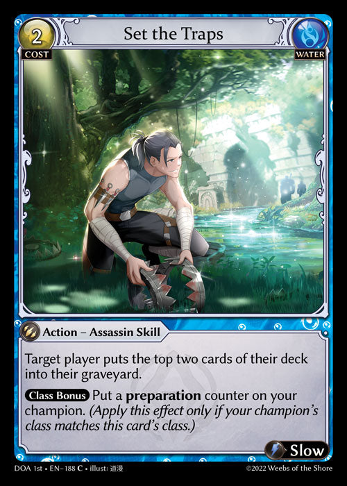 GA TCG - DOA Alter-EN-188: Set the Traps