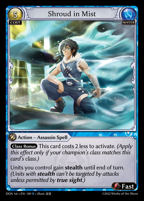 GA TCG - DOA 1st-EN-189: Shroud in Mist