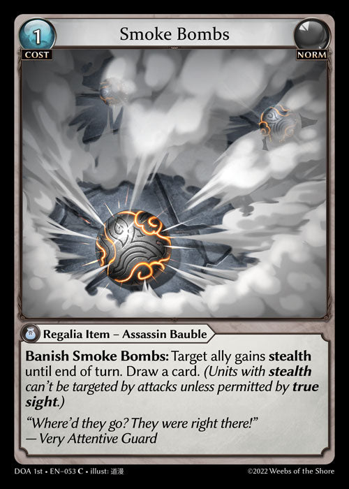 GA TCG - DOA 1st-EN-053: Smoke Bombs