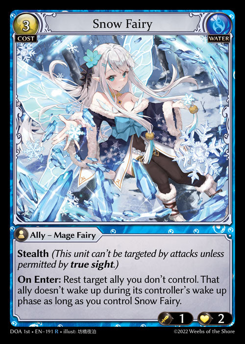 GA TCG - DOA 1st-EN-191: Snow Fairy