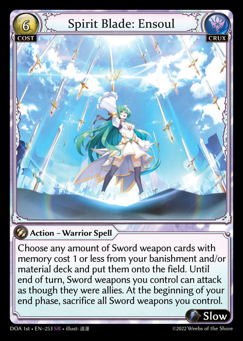 GA TCG - DOA 1st-EN-253: Spirit Blade: Ensoul