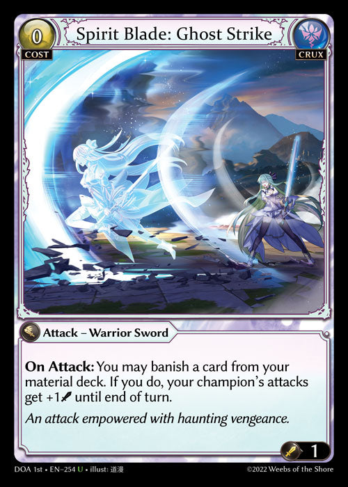 GA TCG - DOA 1st-EN-254: Spirit Blade: Ghost Strike