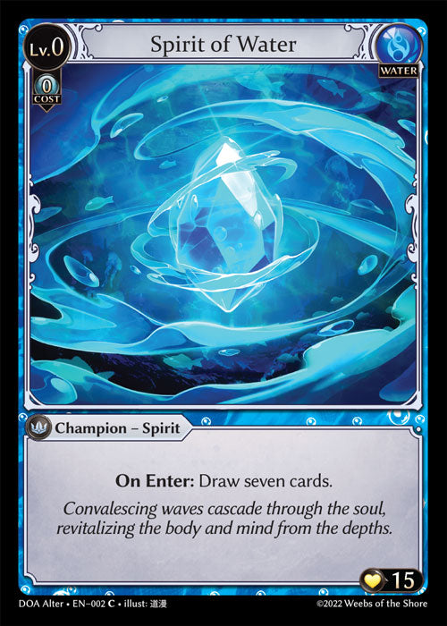 GA TCG - DOA Alter-EN-002: Spirit of Water