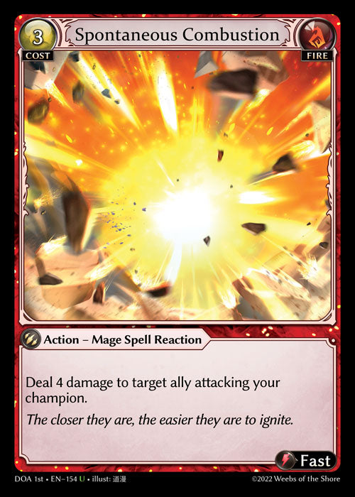 GA TCG - DOA 1st-EN-154: Spontaneous Combustion