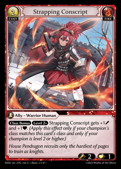 GA TCG - DOA Alter-EN-156: Strapping Conscript