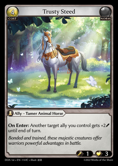 GA TCG - DOA 1st-EN-114: Trusty Steed