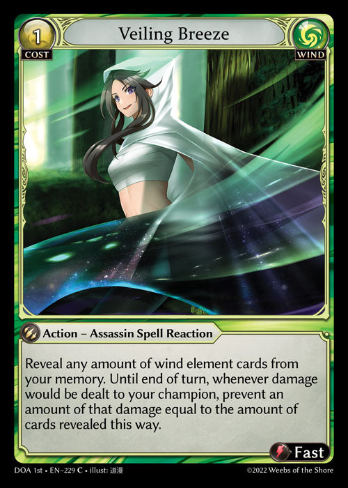 GA TCG - DOA 1st-EN-229: Veiling Breeze