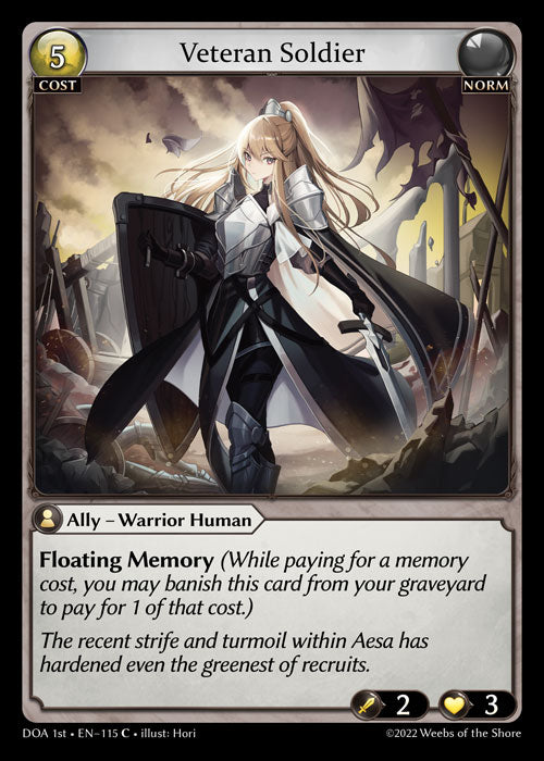 GA TCG - DOA Alter-EN-115: Veteran Soldier