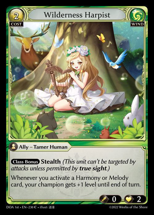 GA TCG - DOA 1st-EN-230: Wilderness Harpist