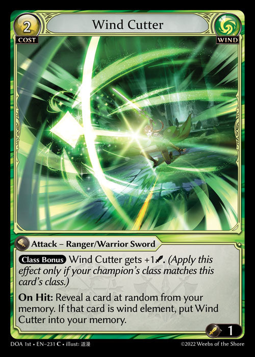 GA TCG - DOA 1st-EN-231: Wind Cutter